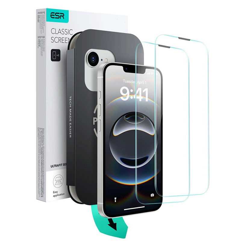 iPhone 16e | Pack 2 Protections Écran ESR UltraFit iPhone 16e | Pack 2 Protections Écran ESR UltraFit