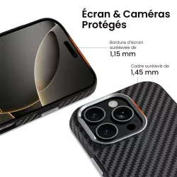 iPhone 16 | Coque MagSafe TECH-PROTECT Ion Carbon Mag