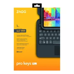 iPad 10,2' | Étui Clavier Bluetooth ZAGG Pro Keys AZERTY