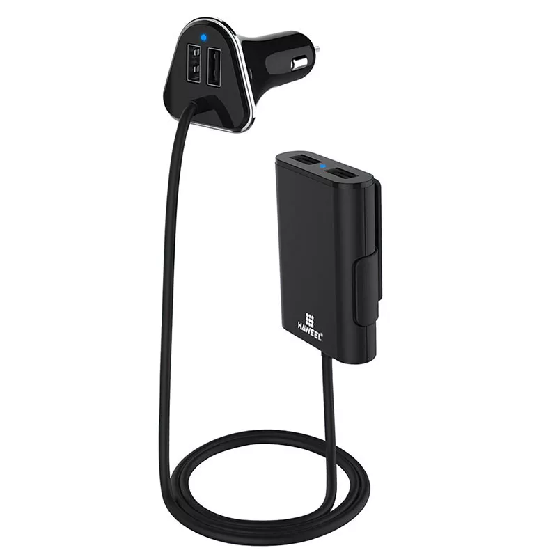 Chargeur Allume-Cigare 2 USB + Prise Allume Cigare