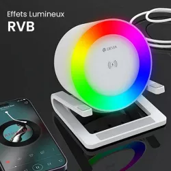 Chargeur Induction DEVIA i-M3 avec Enceinte & Veilleuse