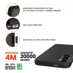 Galaxy S25 | Coque Antichoc EIGER North - Anti-Chute 4M