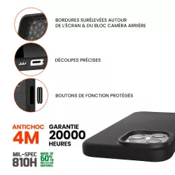 iPhone 16 Pro Max | Coque Antichoc EIGER North - Anti-Chute 4M