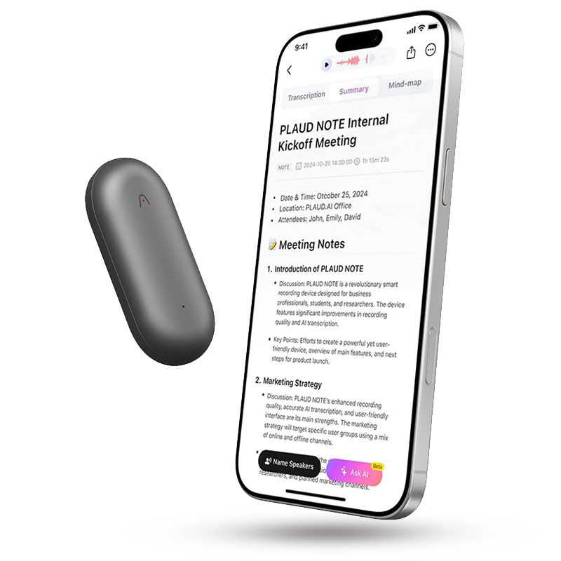 Enregistreur Vocal IA PLAUD NotePin Enregistreur Vocal IA PLAUD NotePin