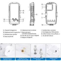 iPhone 16 Pro Max | Caisson Étanche jusqu'à 40 Mètres