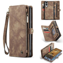 Galaxy S25 Edge | Étui Portefeuille CaseMe Coque Détachable