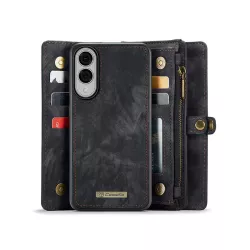 Galaxy S25 Edge | Étui Portefeuille CaseMe Coque Détachable