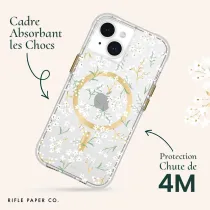 iPhone 15 | Coque MagSafe CASE MATE Petites Fleurs