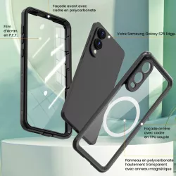 Galaxy S25 Edge | Coque Étanche REDPEPPER Compatible MagSafe