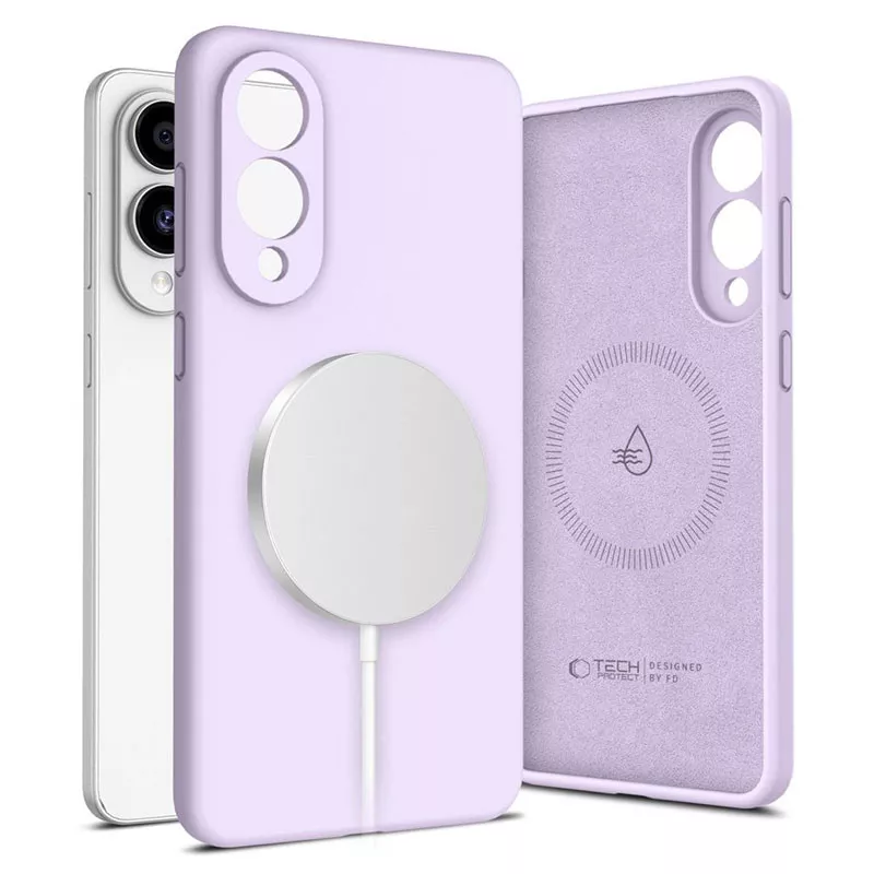 Galaxy S25 Edge | Coque MagSafe TECH-PROTECT Liquid Silicone