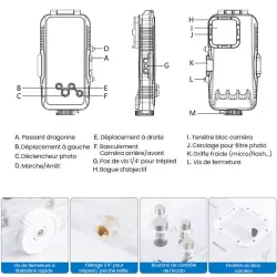 iPhone 16 Pro | Caisson Étanche jusqu'à 40 Mètres