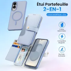 Galaxy S25 Edge | Étui Cuir DUX DUCIS Lawa avec Coque Détachable