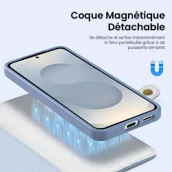 Galaxy S25 Edge | Étui Cuir DUX DUCIS Lawa avec Coque Détachable