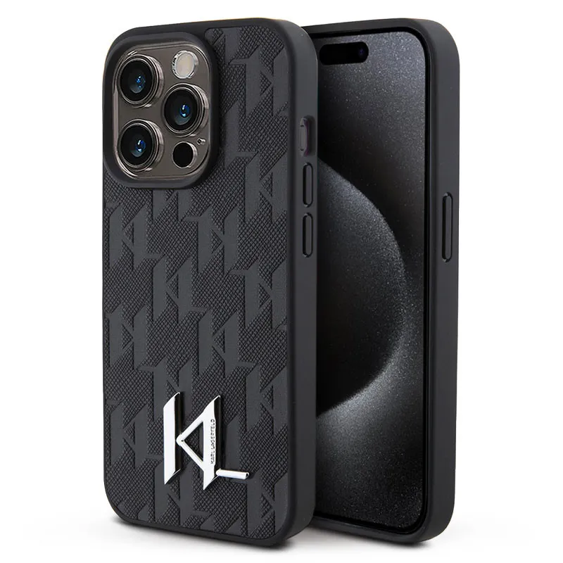 iPhone 15 Pro | Coque KARL LAGERFELD Monogramme Logo KL iPhone 15 Pro | Coque KARL LAGERFELD Monogramme Logo KL