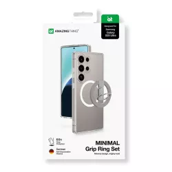 Galaxy S25 Ultra | Coque + Anneau AMAZING THING Minimal Grip Ring