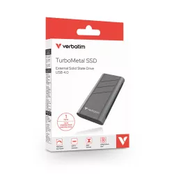 Disque Dur Externe VERBATIM TurboMetal SSD 1/2/4TB