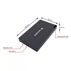 Disque Dur Externe VERBATIM Metal Mini SSD