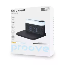 Station PROOVE Day & Chargeur Induction | Horloge | Réveil | Veilleuse