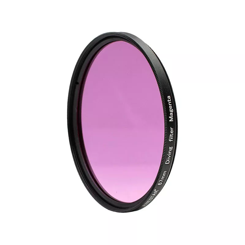 Filtre Photo Magenta DIVEVOLK M67 avec Filetage 67 mm