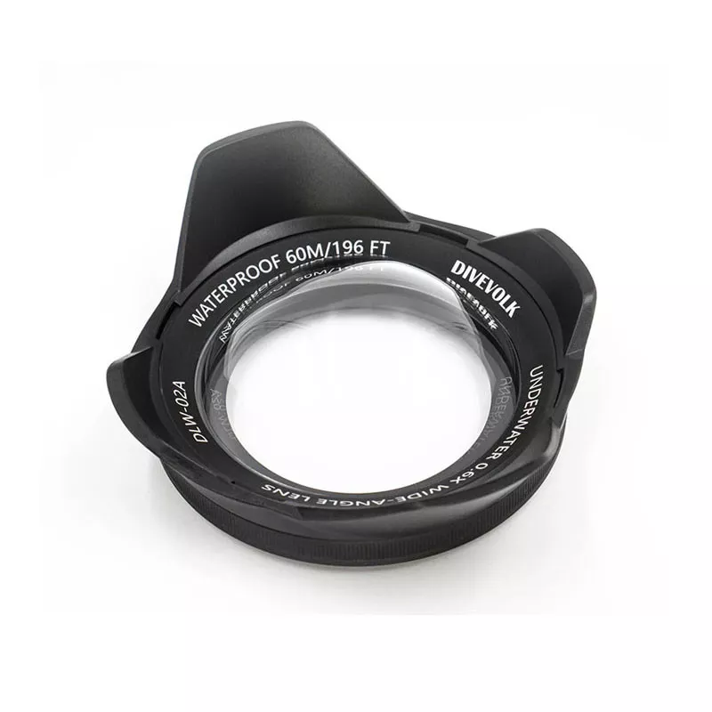 Objectif Grand Angle DIVEVOLK 0,6x pour Caisson Étanche SeaTouch 4 Max