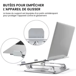 Support Aluminium LENUO DL-201 pour Portable jusqu'à 17,3'