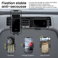 Support Smartphone pour Voiture BASEUS Solar Power