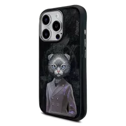 iPhone 16 Pro | Coque MagSafe NIMMY FRIENDS CatWalk Brodée