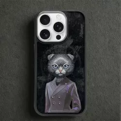 iPhone 16 Pro Max | Coque MagSafe NIMMY FRIENDS CatWalk Brodée