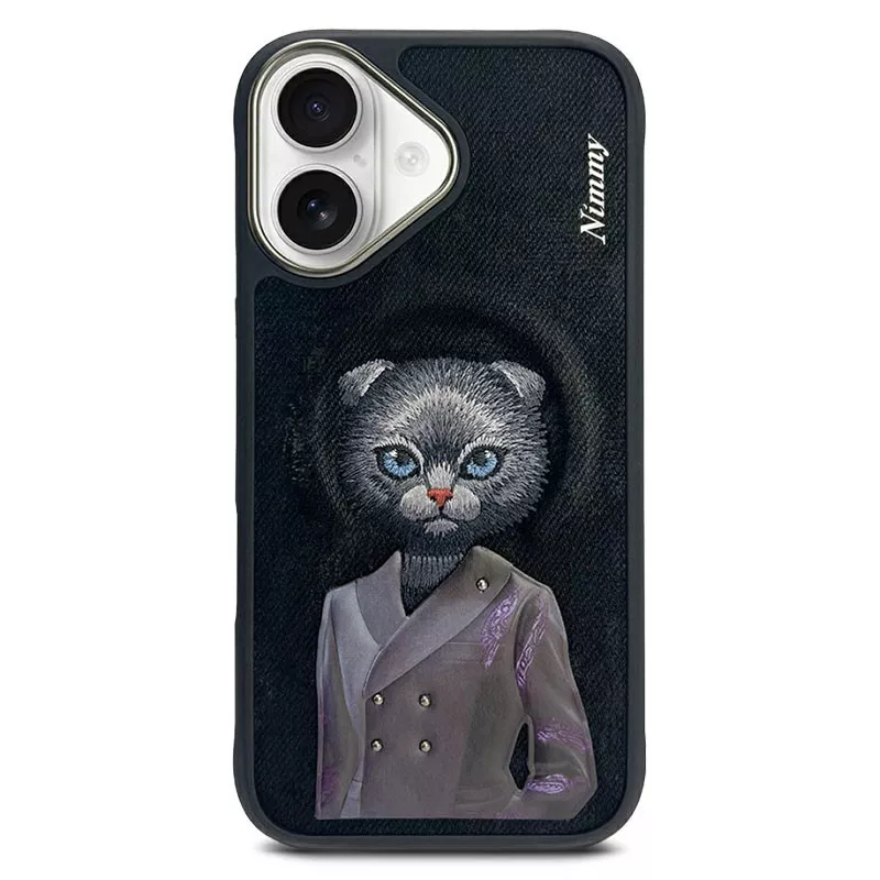 iPhone 16 | Coque MagSafe NIMMY FRIENDS CatWalk Brodée