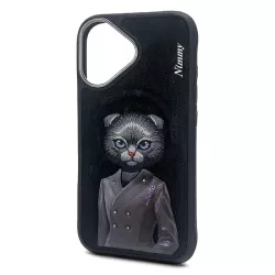 iPhone 16 | Coque MagSafe NIMMY FRIENDS CatWalk Brodée