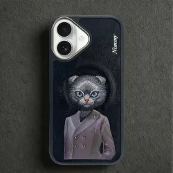 iPhone 16 | Coque MagSafe NIMMY FRIENDS CatWalk Brodée