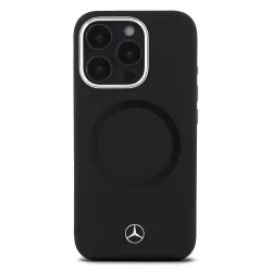 iPhone 16 Pro | Coque MagSafe MERCEDES Silicone Tonal Logo Star