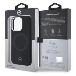 iPhone 16 Pro Max | Coque MagSafe MERCEDES Silicone Tonal Logo Star