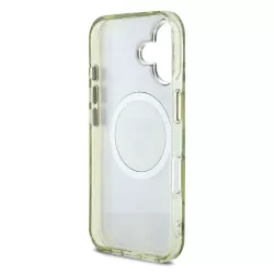 iPhone 16 | Coque MagSafe GUESS Glitter Flowers Triangle