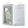 iPhone 16 | Coque MagSafe GUESS Glitter Flowers Triangle