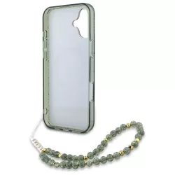 iPhone 16 | Coque MagSafe GUESS Fleurs Electros & Sangle