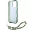 iPhone 16 Pro | Coque MagSafe GUESS Fleurs Electros & Sangle