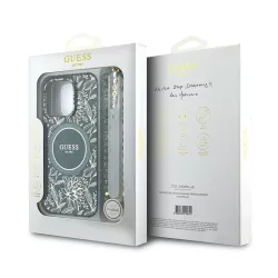 iPhone 16 Pro Max | Coque MagSafe GUESS Fleurs Electros & Sangle