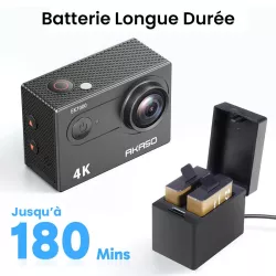 Caméra Sportive AKASO EK7000 | Vidéo 4K@30ips | IPX8 | WiFi