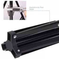 Trépied Portable GSYXERGILES avec Filetage 1,4''