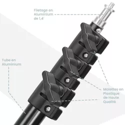 Trépied Portable GSYXERGILES avec Filetage 1,4''