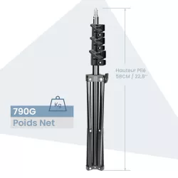 Trépied Portable GSYXERGILES avec Filetage 1,4''