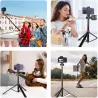 Trépied Portable Télescopique Jusqu'à 2 Mètres de Hauteur
