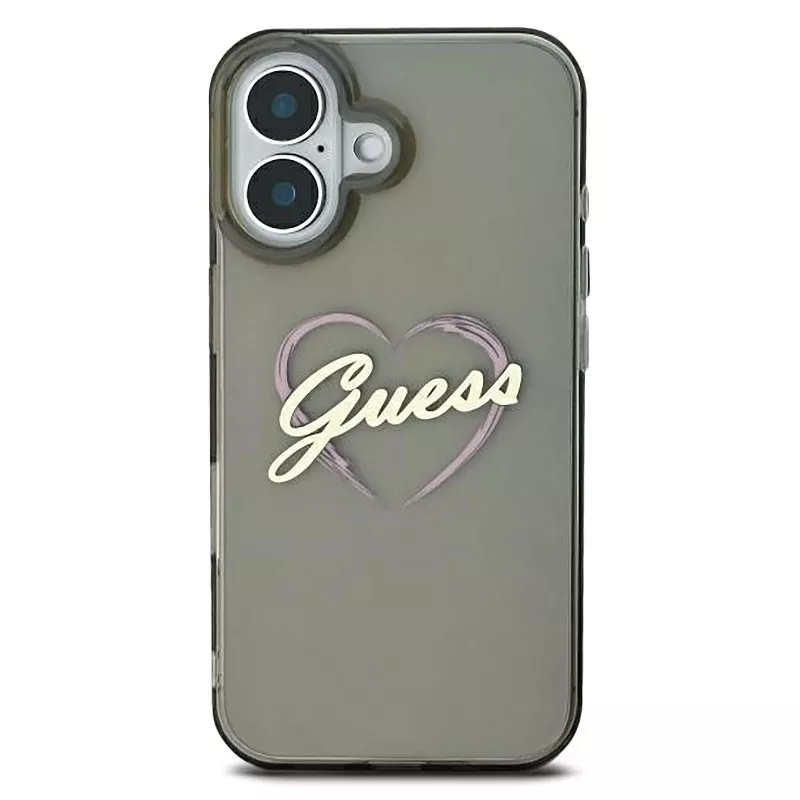 iPhone 16 | Coque Translucide GUESS IML Heart