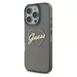iPhone 16 Pro Max | Coque Translucide GUESS IML Heart