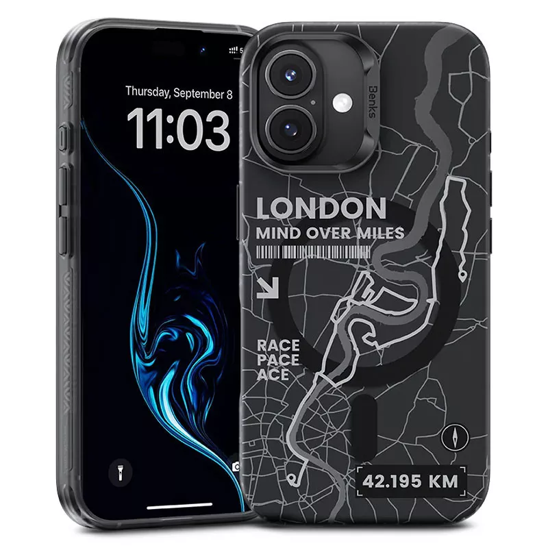 iPhone 16 | Coque MagSafe BENKS MagClap London