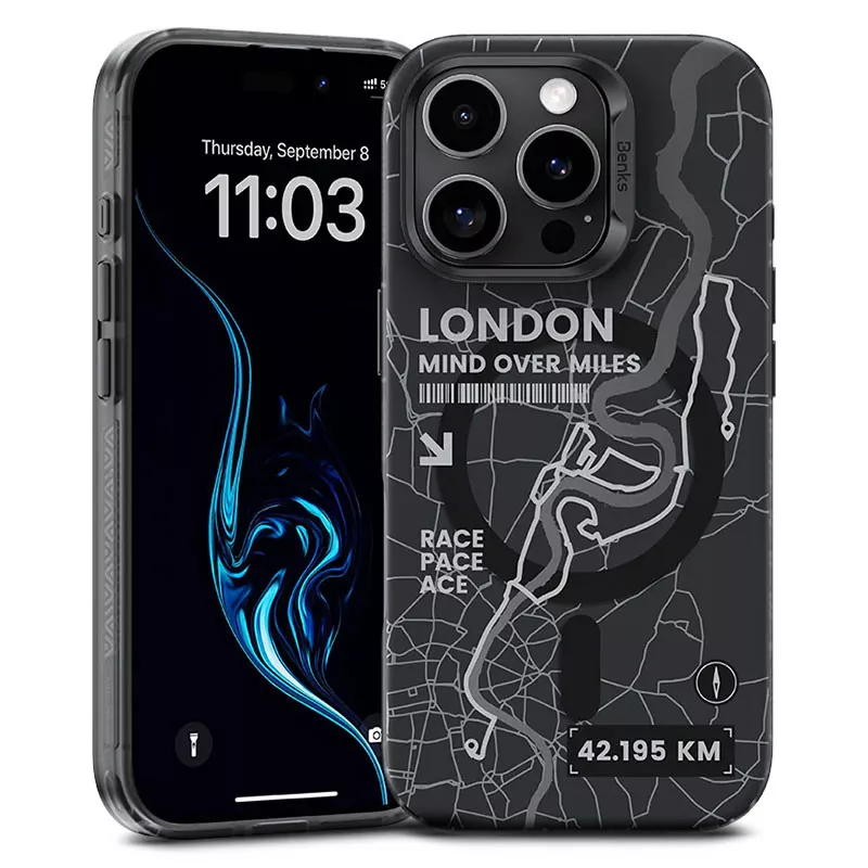 iPhone 16 Pro Max | Coque MagSafe BENKS MagClap London