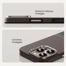 iPhone 16 Pro Max | Coque MagSafe BENKS Prestige ArmorPro Kevlar