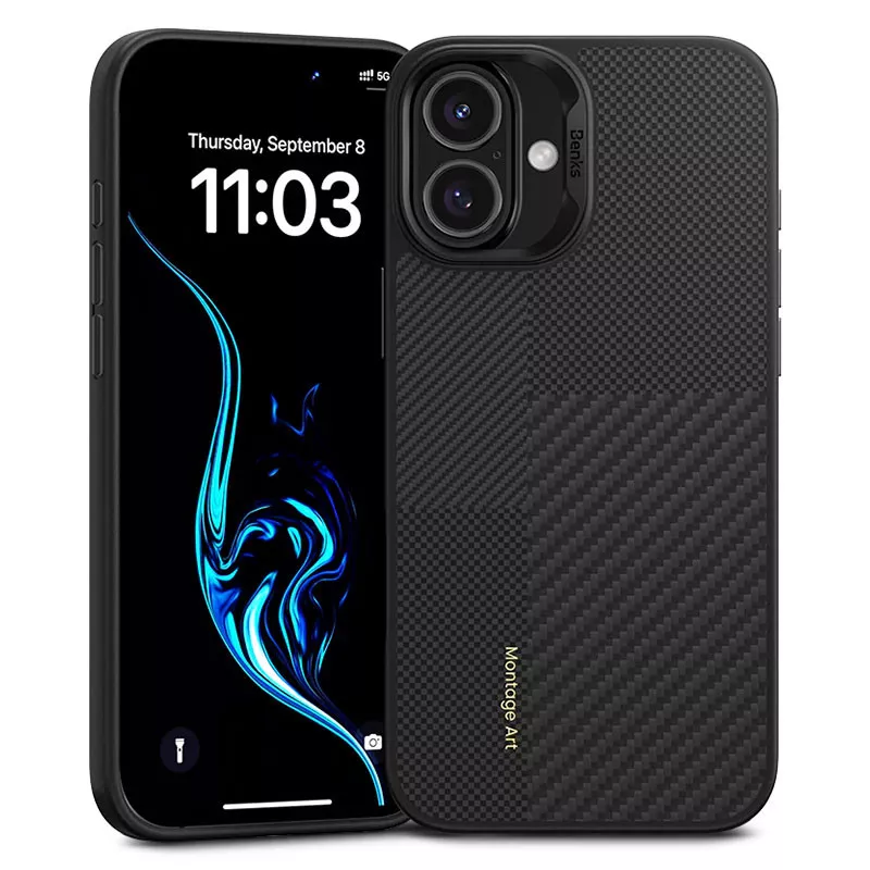 iPhone 16 | Coque MagSafe BENKS Montage ArmorPro Kevlar