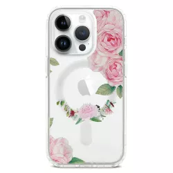 iPhone 15 Pro | Coque MagSafe TEL PROTECT Bouquet de Roses